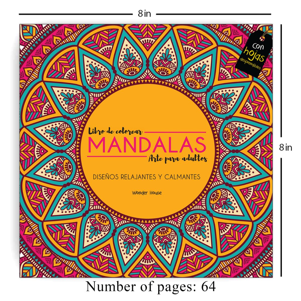 Adult Colouring Books Mandala Art for Adults - Spanish