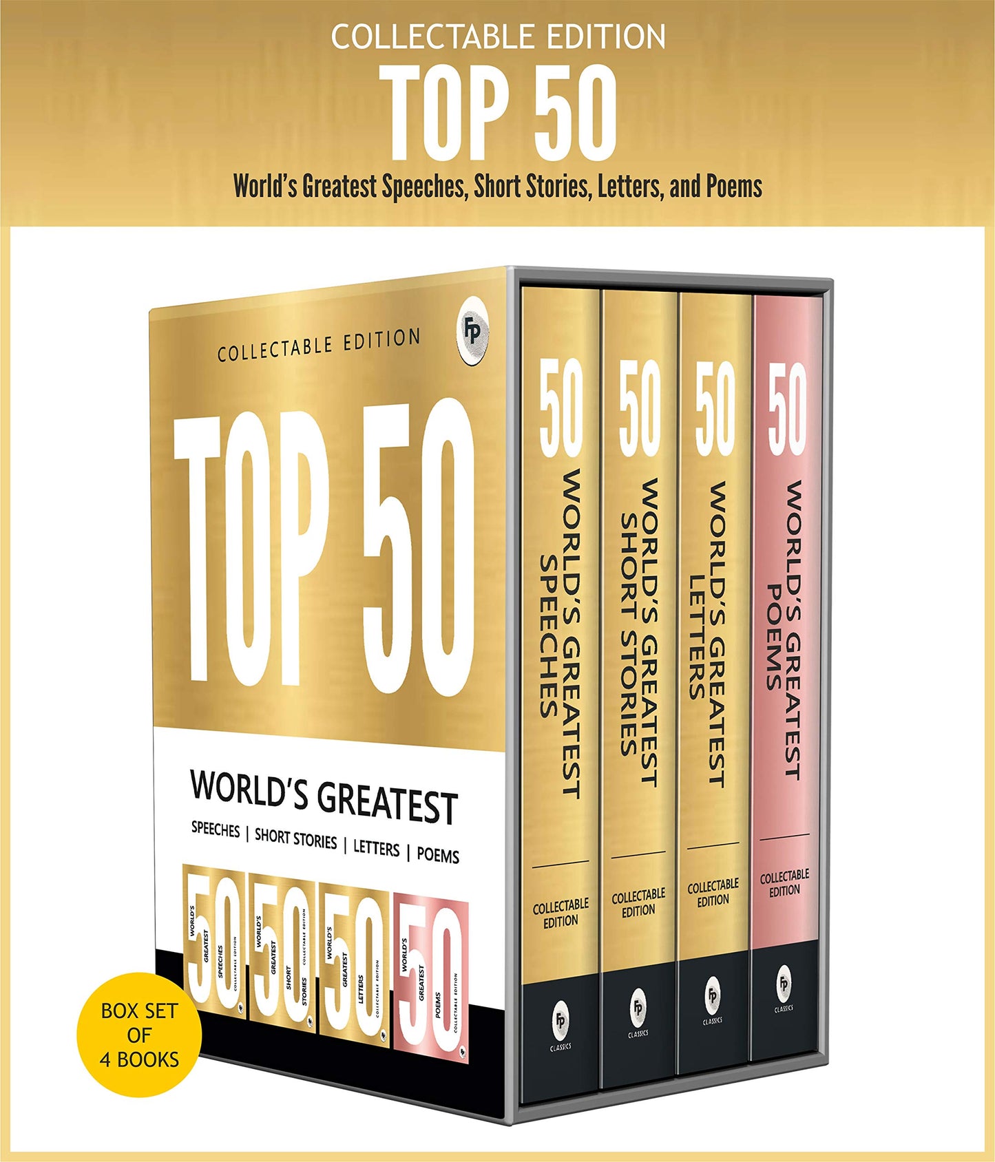 Top 50 World's Greatest Short Stories, Speeches, Letters & Poems