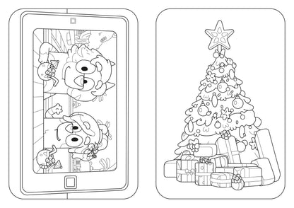 Bluey: Merry Christmas: A Colouring Book