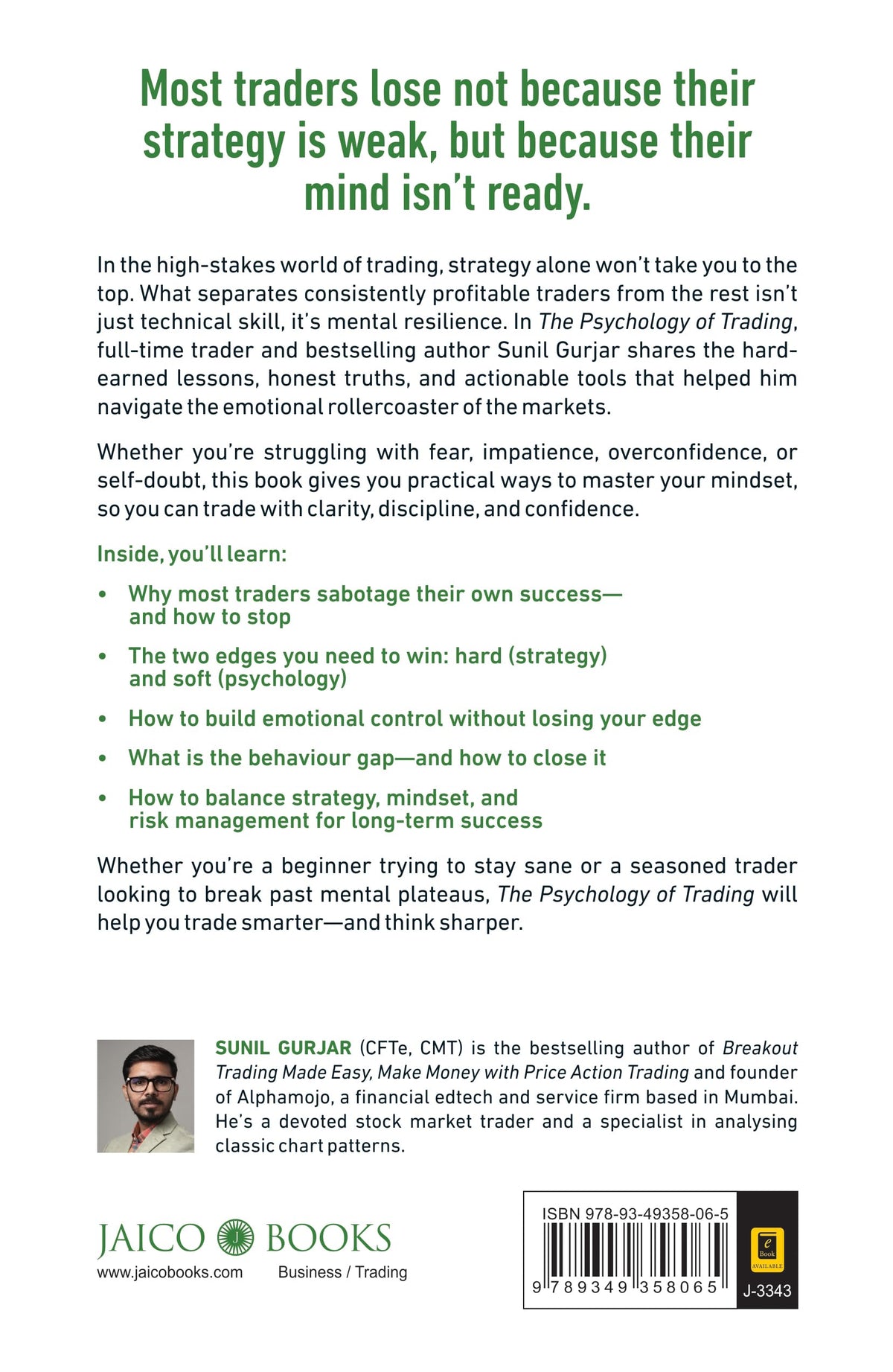 The Psychology of Trading: Strengthen Your Mindset and Refine Your Trading Process | Stay Disciplined & Profitable in Share Market | Investor & Trader Mindset | Avoid Loss & Earn Consistently in Stock