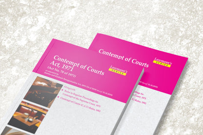 Lawmann's Contempt of Courts Act, 1971 | Bare Act with Comments (Lawmann's Series)