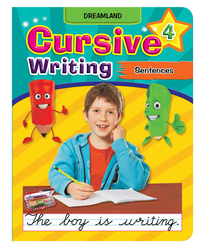 Cursive Writing Book (Sentences) Part 4 book cover