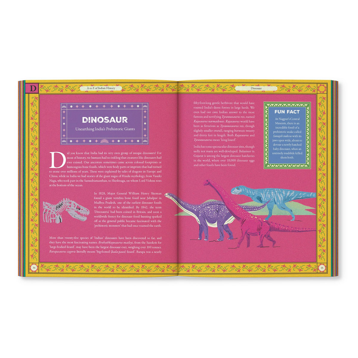 A-Z of Indian History: 80 Fun Stories from Ancient India to Independence: 80 Fun Stories from Ancient India to Independence | Cool Trivia, Bright Full-Coloured Illustrations | Ages 10+