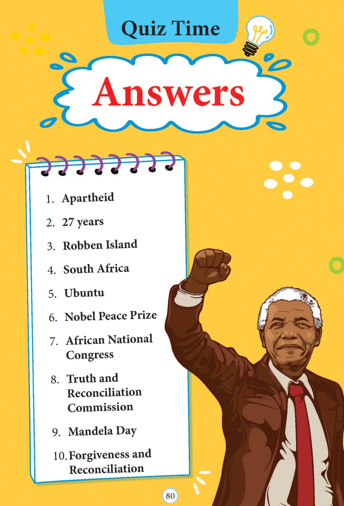 Nelson Mandela Biography for Kids Age 6–12 Years – Inspiring Illustrated Biography Book from Icons of Inspiration Series | Learn About Justice, Peace & Leadership
