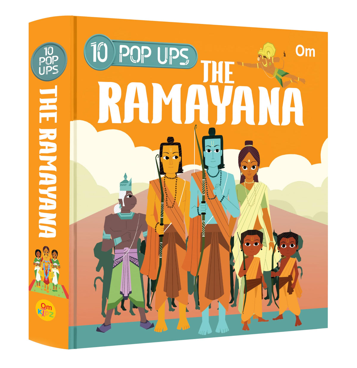 Pop Up The Ramayana Book for Kids: Little Heroes of the Ramayana | Tale of Rama and Ravana | Explore the Timeless Epic Tale in 3D | Pages of Legends & ... | Best Mythology Pop Up Book for Children