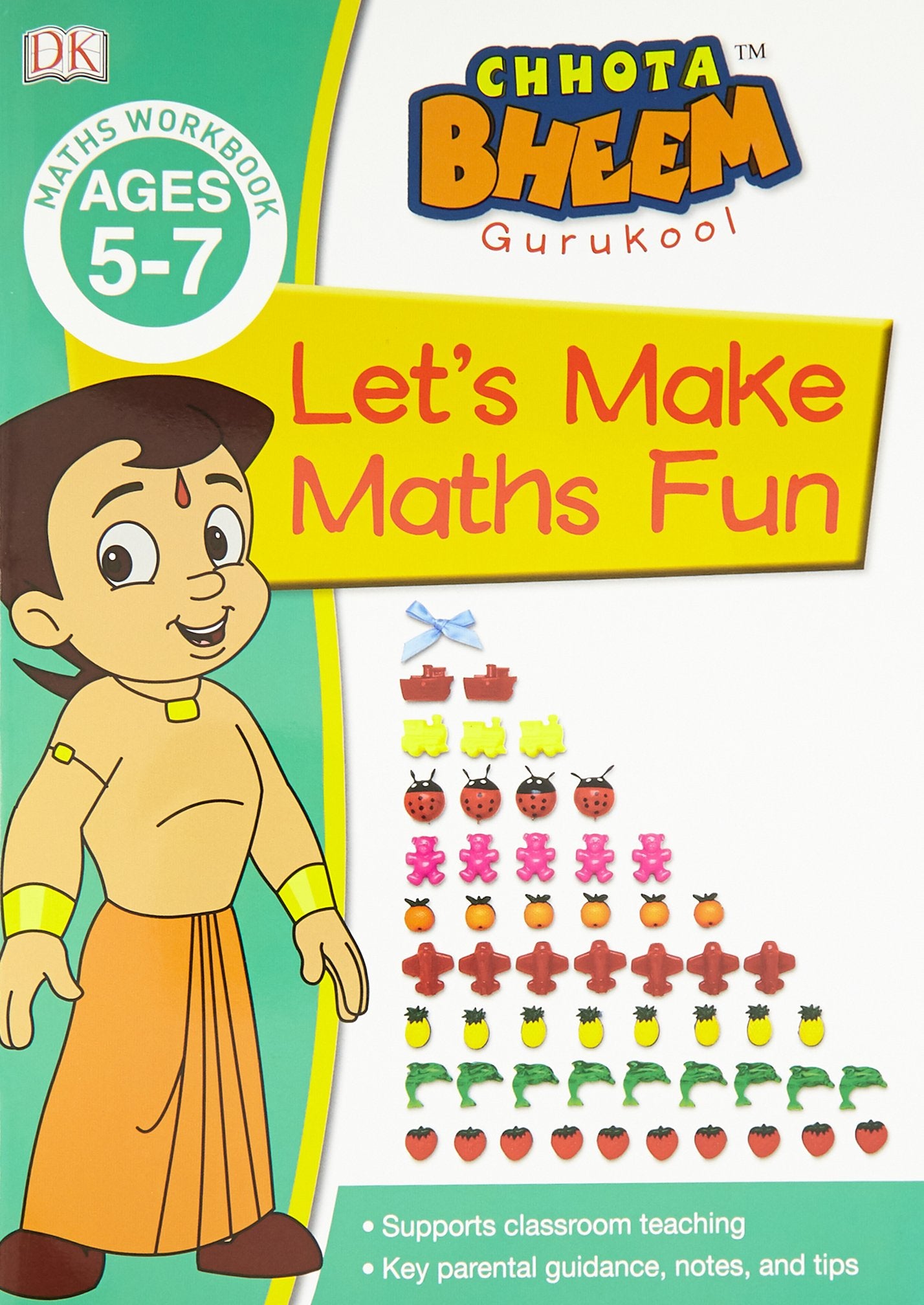 Chota Bheem Gurukool - Lets Make Maths Fun (5-7 Years) book cover