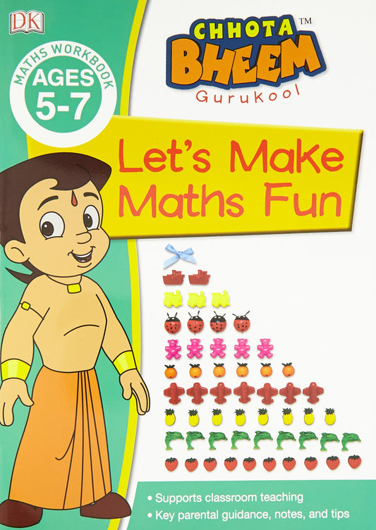 Chota Bheem Gurukool - Lets Make Maths Fun (5-7 Years) book cover