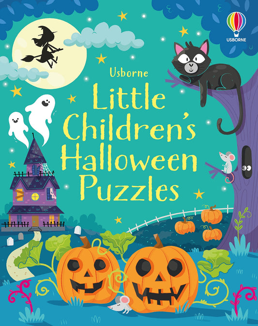 LITTLE CHILDRENS HALLOWEEN PUZZLES book cover