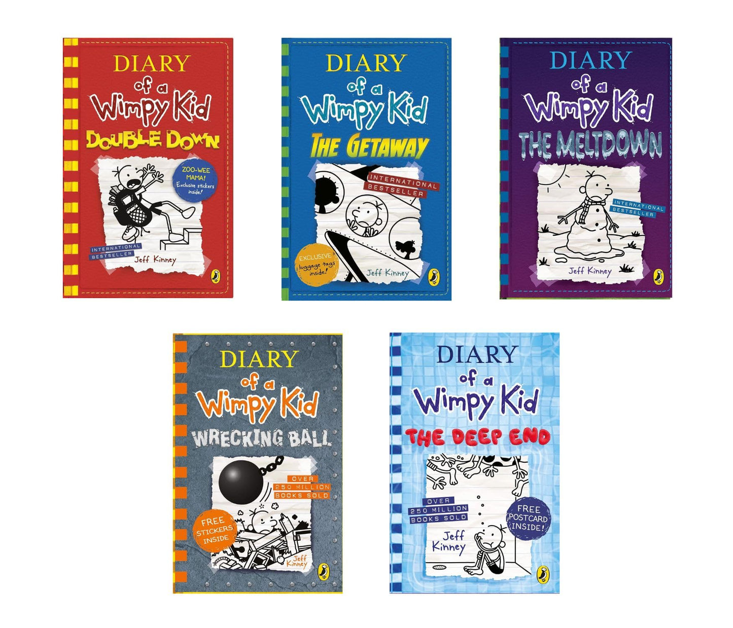 Diary of a Wimpy Kid Boxset: 15 Books Collection (Books 1-15)