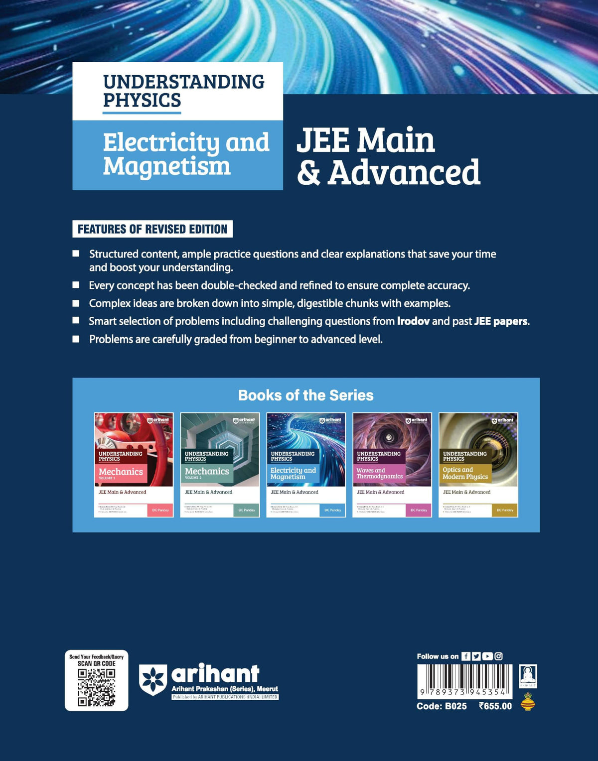 Arihant Understanding Physics Electricity and Magnetism for JEE Main & Advanced 2026-2027 | Modular Theory, Concept Practice & Two-Level JEE Pattern Exercises | DC Pandey