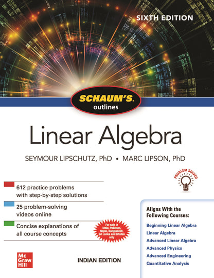Schaum's Outline of Linear Algebra, Sixth Edition (Schaum's Outlines)