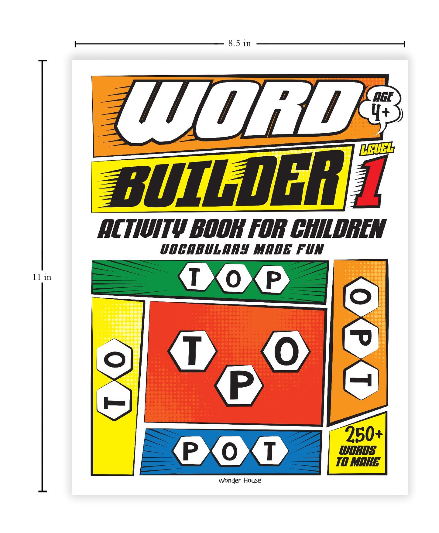 Word Builder Activity Book For Children - Make Meaningful Words With The Given Letters - Level 1