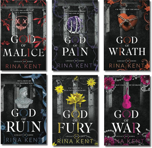 Legacy of Gods Complete Series 6 Book Set by Rina Kent