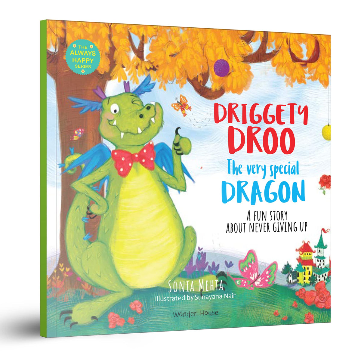Driggety Droo: The Very Determined Dragon -A Fun Story About Never Giving Up,Age Group: 5+,Children's Illustrated Picture Book About Important Life Lessons for Kids,Explore Magical World of Dragons