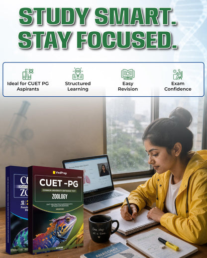 VedPrep CUET PG Zoology PYQS 2015-2026, Previous Year Questions with Solutions, Practice Exercise with solutions (2 Books)