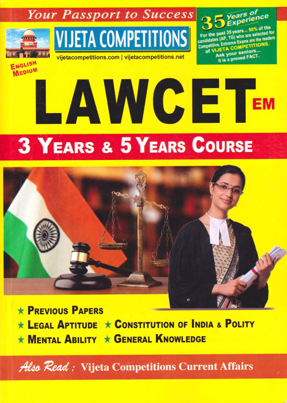 LAWCET 2026 Entrance Exam Guide | 3 Years & 5 Years LLB | Vijetha Competitions (English Medium)