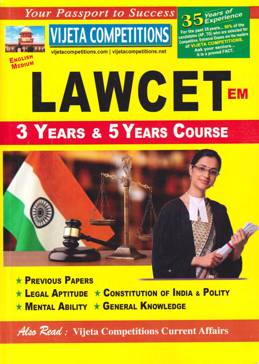 LAWCET 2026 Entrance Exam Guide | 3 Years & 5 Years LLB | Vijetha Competitions (English Medium)
