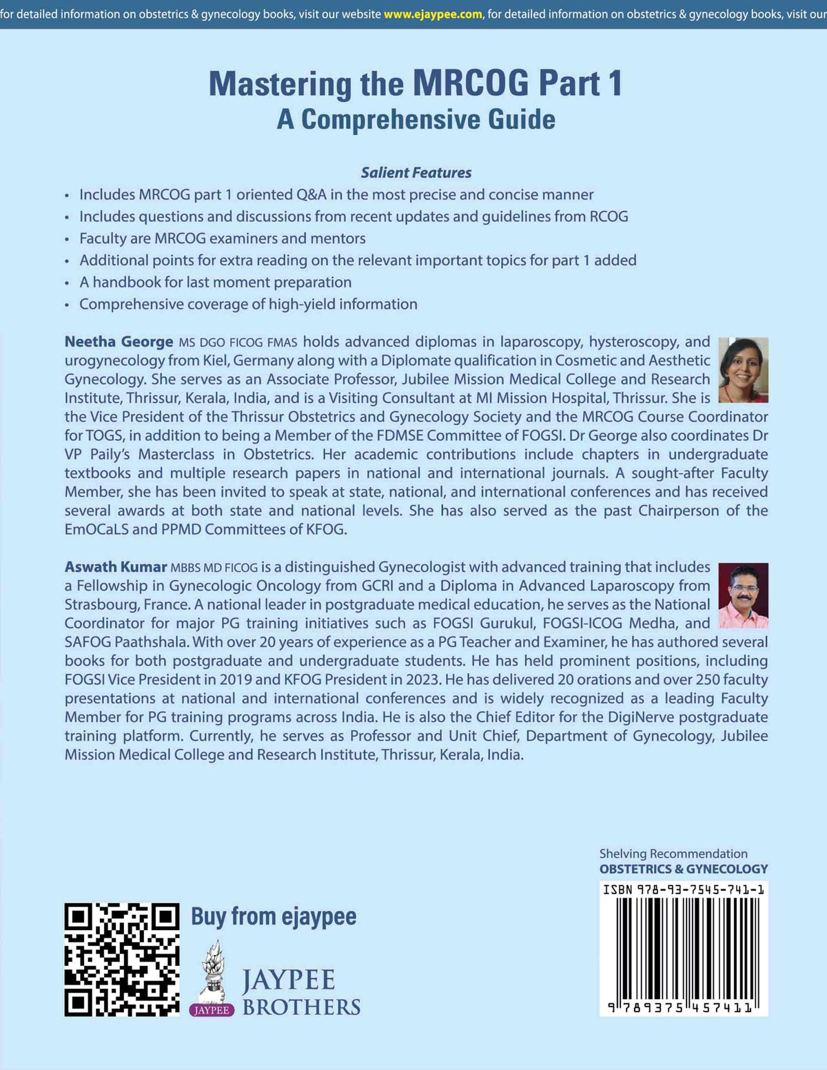 Mastering the MRCOG Part 1: A Comprehensive Guide for Obstetrics and Gynecology Postgraduates | MRCOG-Oriented Q&A with Latest RCOG Updates and Guidelines by MRCOG Examiners