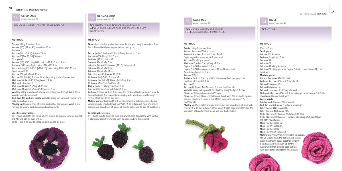 100 Flowers to Knit & Crochet: A Collection of Beautiful Blooms for Embellishing Clothes, Accessories, Cushions and Throws