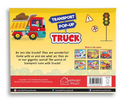 Pop-Up Transport - Truck - Gorgeously Illustrated Pop-Up Book For Children - Learn About The World Of Trucks And What All They Do