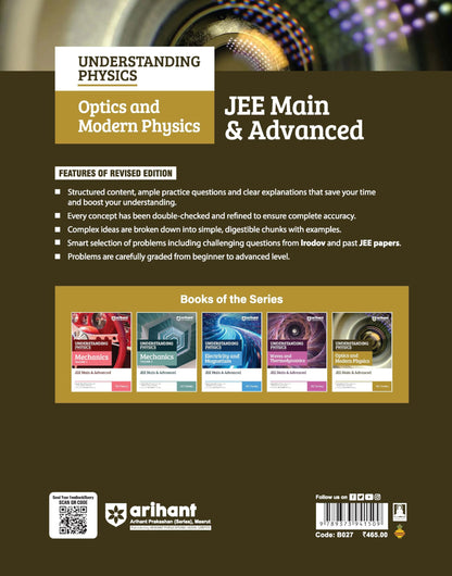 Arihant Understanding Physics Optics & Modern Physics for JEE Main & Advanced 2026-2027 | Modular Theory, Concept Practice & Two-Level JEE Pattern Exercises | DC Pandey
