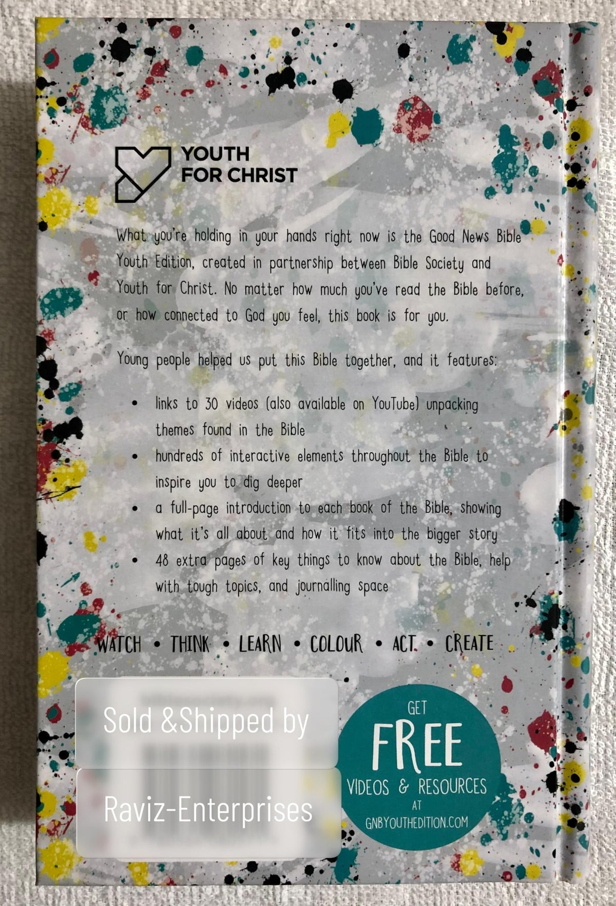 Good News Bible Interactive Youth Edition 2025 by Raviz- Enterprises