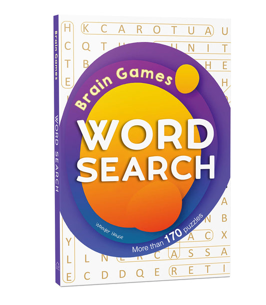 Word Search - Brain Games: Classic Word Puzzles For Everyone book cover