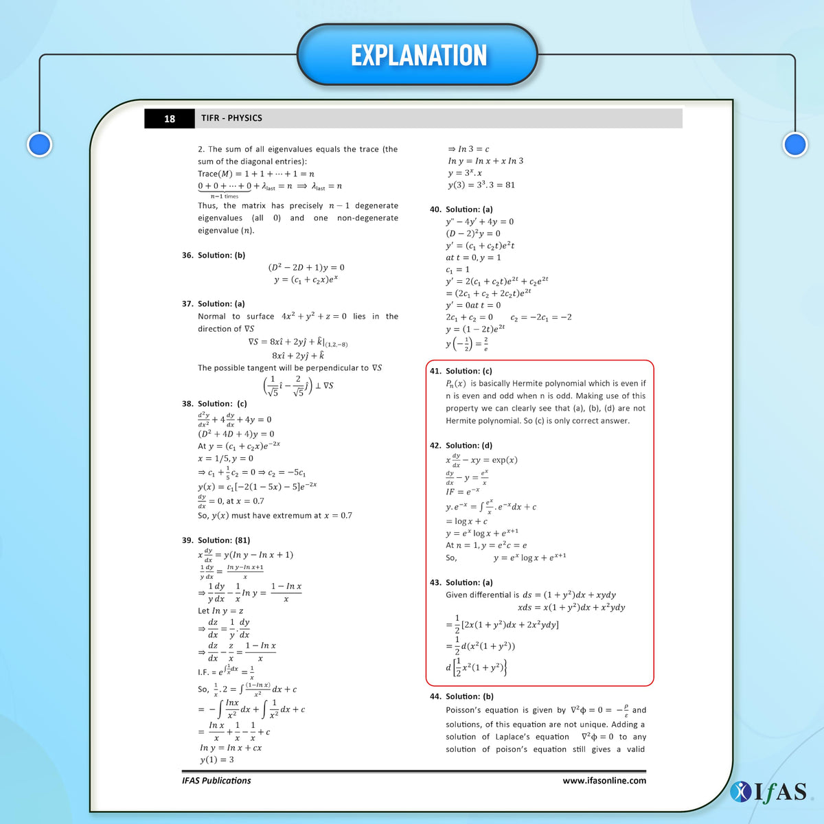 TIFR Physics PYQ Book | 17 Previous Year Solved Papers (2010-2026) with Detailed Solutions | Best Seller Book for all M.Sc Physics Entrance Exams | IFAS Publications
