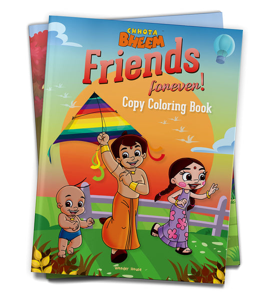 Chhota Bheem - Friends Forever: Copy Coloring Book For Kids book cover