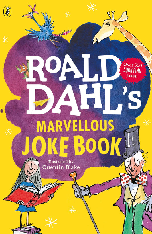 Roald Dahl's Marvellous Joke Book by Roald Dahl book cover