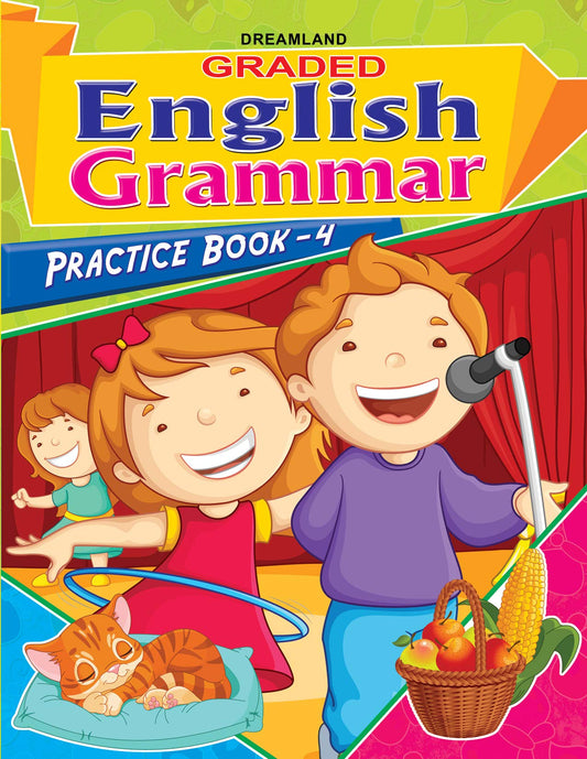 Graded English Grammar Practice Book - 4 book cover