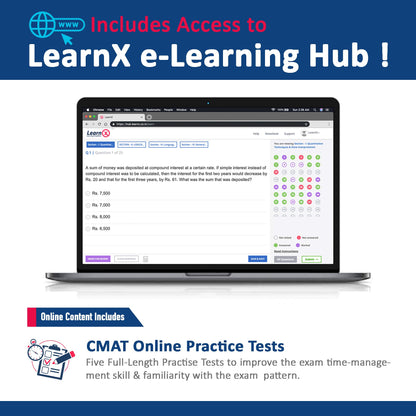 CMAT Entrance Exam Guide with 5 Online Practice Tests