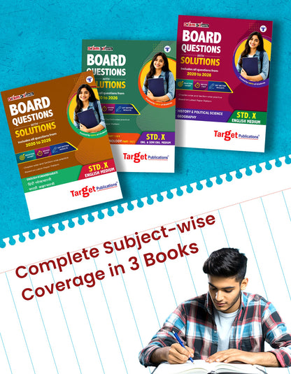 Std 10 Board Chapter Wise Questions with Solutions | SSC Topic Wise Board Questions All Subjects - 2020 to 2026 | English Medium | Based on Std X Maharashtra State Board