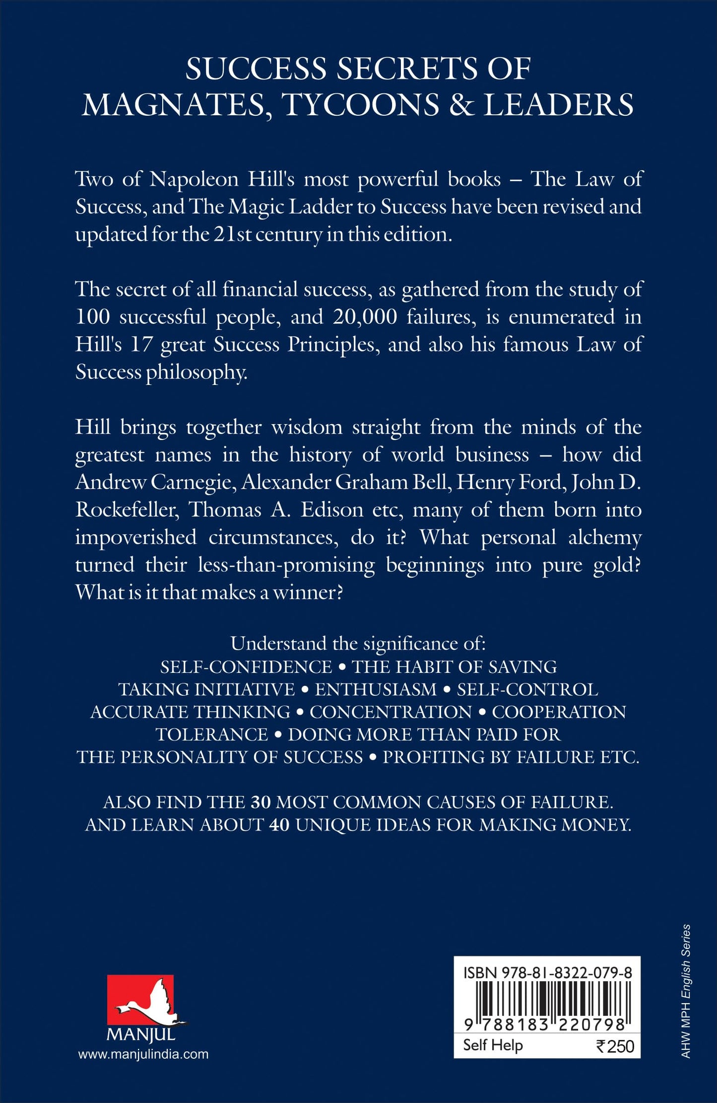 Success The Best Of Napoleon Hill (English)