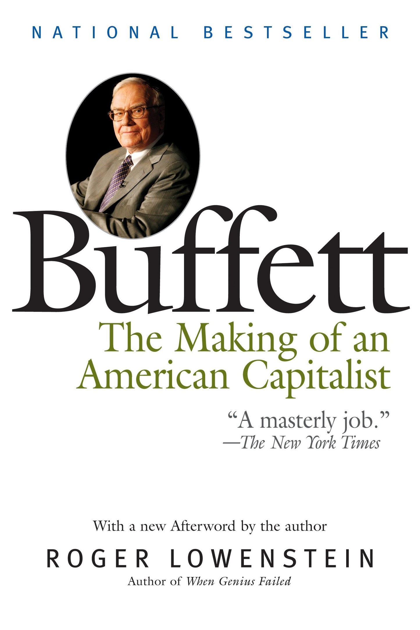 Buffett: The Making of an American Capitalist by Roger Lowenstein book cover