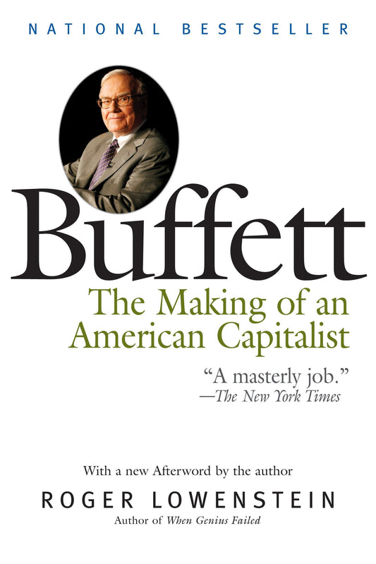 Buffett: The Making of an American Capitalist by Roger Lowenstein book cover