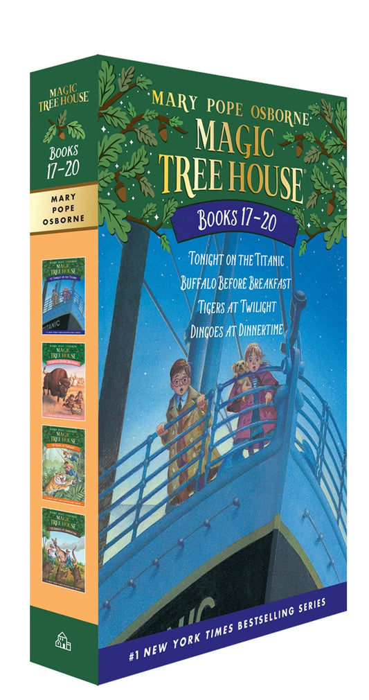 Magic Tree House Volumes 17-20: The Mystery of the Enchanted Dog (Magic Tree House (R)) by Mary Pope Osborne (Author) book cover