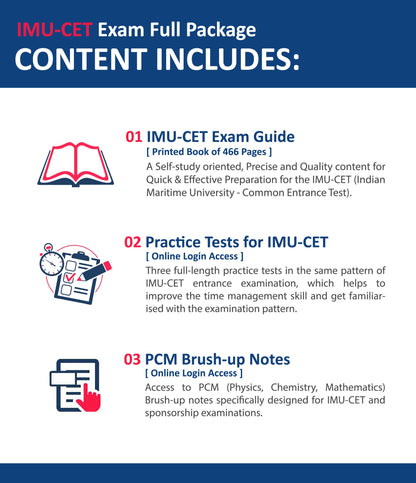 IMU-CET Exam Full Package