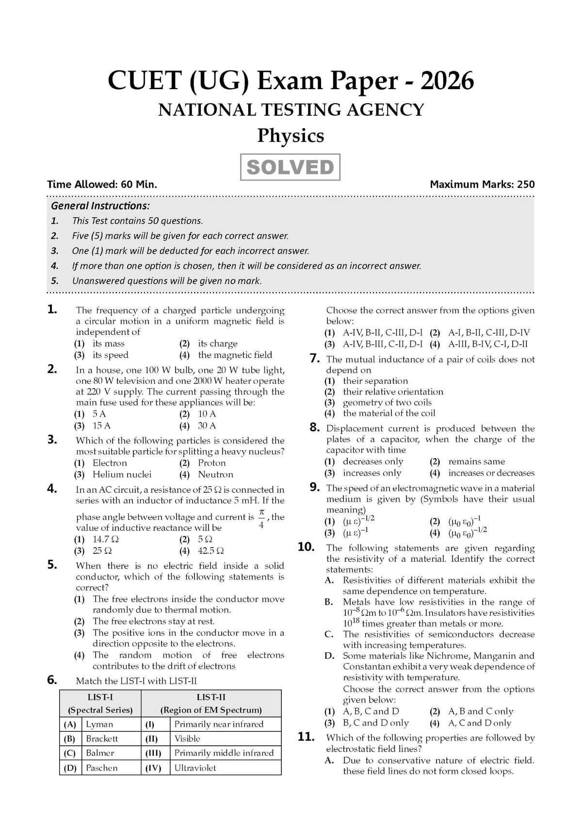 Oswaal NTA CUET (UG) Chapter-wise Solved Papers Question Bank | Physics, Chemistry & Biology | Set of 3 Books | With Solved Paper 2026 | For 2027 Exam | With Oswaal AI