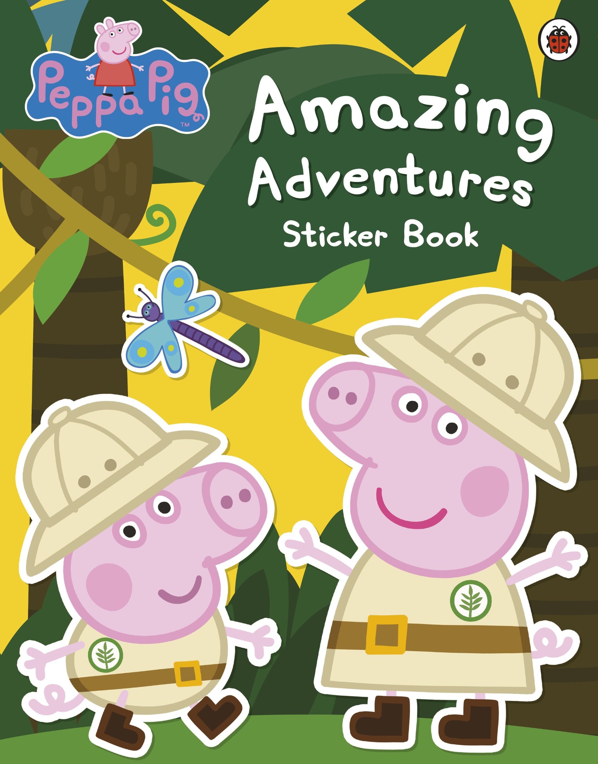 Peppa Pig: Amazing Adventures Sticker Book by Peppa Pig (Author) book cover