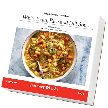 New York Times Cooking Page-A-Day® Calendar 2026: A Year of Fresh and Delicious Recipes 