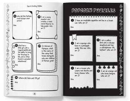 Epic and Exciting Riddles Book of Jokes, Puns, and Puzzles