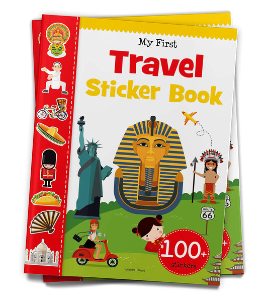 My First Travel Sticker Book: Exciting Sticker Book With 100 Stickers book cover