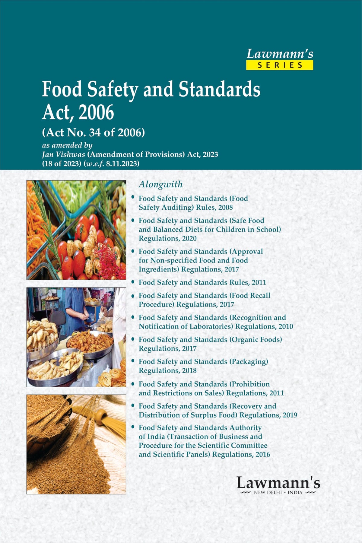 Lawmann's Food Safety and Standards Act, 2006 | Bare Act with Comments