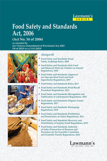 Lawmann's Food Safety and Standards Act, 2006 | Bare Act with Comments