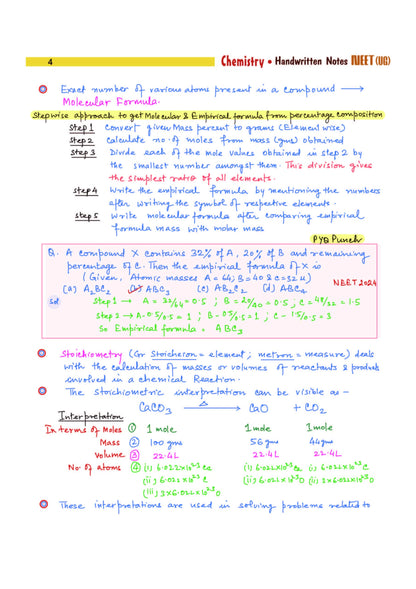 Arihant NEET (UG) Chemistry Handwritten Notes for Exam 2026 | Complete NEET Concentrate with PYQ Punch, MCQ Punch | First and Only NEET Targeted Handwritten Notes