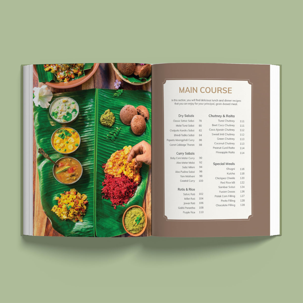 Satvic Indian Food Book | Satvic Movement Cookbook | 70+ Oil-Free, Sugar-Free, Plant-Based Recipes | Clean Nourishing Meals in under 45 minutes (English)