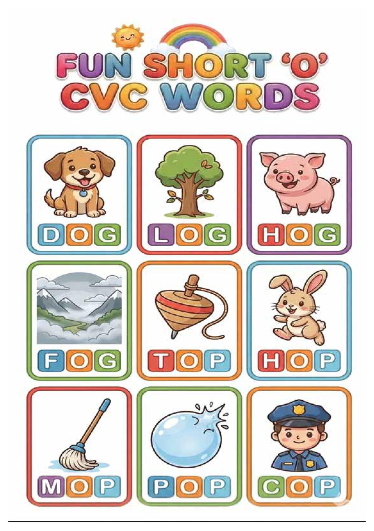 All-in-One CVC Words Book for Kids (Ages 3–6) | Learn Phonics, Letter Sounds, 3-Letter Words, Sentences & Stories | Complete Early Reading & Phonics Practice Workbook