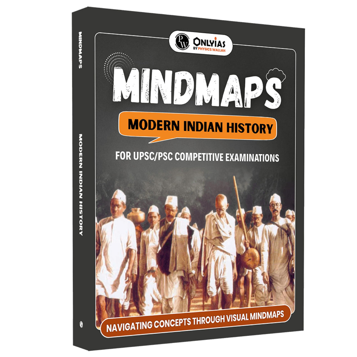PW UPSC Mindmaps Modern Indian History For UPSC/PSC Competitive Examinations | Navigating Concepts Through Visual Mindmaps [Paperback] PW
