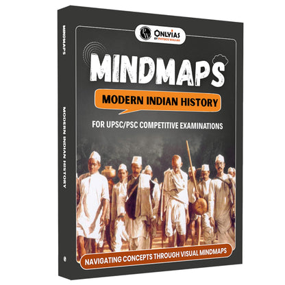 PW UPSC Mindmaps Modern Indian History For UPSC/PSC Competitive Examinations | Navigating Concepts Through Visual Mindmaps [Paperback] PW
